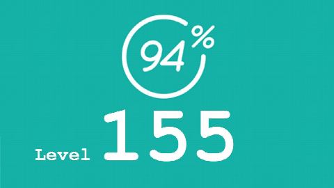 94 Prozent (94%) - Level 155 - Bild Atommüll - Lösung