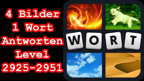 4 Bilder 1 Wort - Level 2925-2951 - Finde 6 Verben - Lösungen Antworten