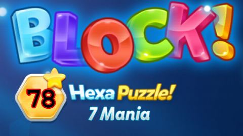 BLOCK! Hexa Puzzle! 7 Mania Level 78 (Basic) - Lösung Solution Walkthrough