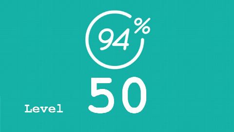 94 Prozent (94%) - Level 50 - Zupfinstrument - Lösung