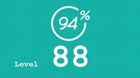 94 Prozent (94%) - Level 88 - Nacht - Lösung