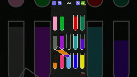 Water Sort - puzzle games – Level 641–650 gelöst