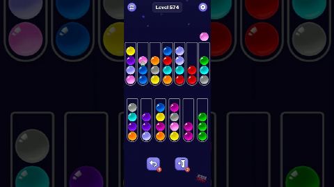 Ball Sort Puzzle – Level 571–580 gelöst
