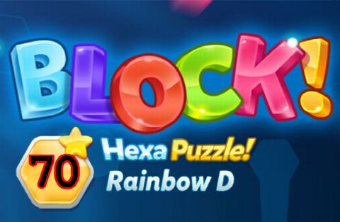 BLOCK! Hexa Puzzle! Rainbow D Level 70 (Premium) - Lösung Solution Walkthrough