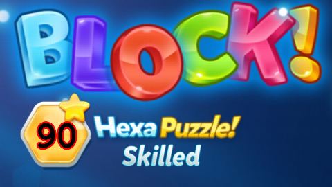 BLOCK! Hexa Puzzle! Skilled Level 90 (Rotate) - Lösung Solution Walkthrough