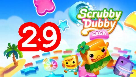 Scrubby Dubby Saga - Level 29 - Lösung Solution Walkthrough