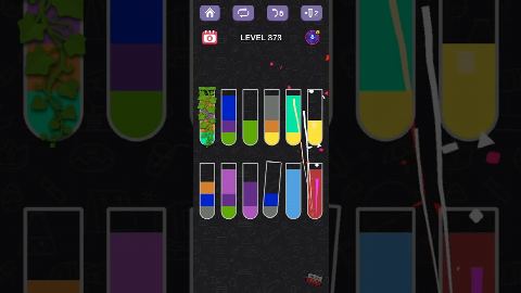 Water Sort Puzzle – Level 371–380 gelöst
