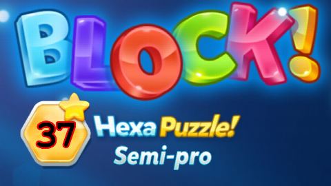 BLOCK! Hexa Puzzle! Semi-pro Level 37 (Rotate) - Lösung Solution Walkthrough