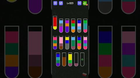 Water Sort - puzzle games – Level 1221–1230 gelöst
