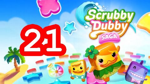 Scrubby Dubby Saga - Level 21 - Lösung Solution Walkthrough