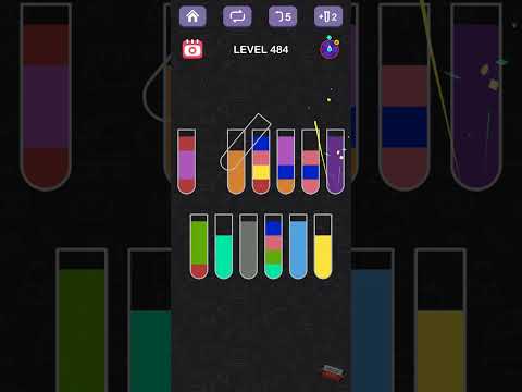 Water Sort Puzzle – Level 481–490 gelöst