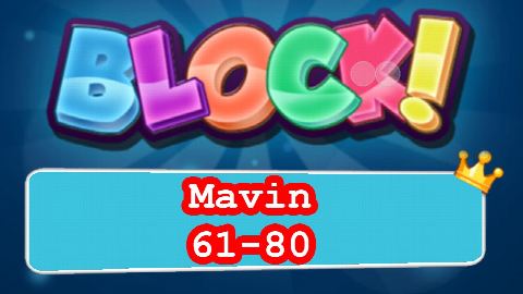 BLOCK! Mavin Level 61-80 (Basic) - Lösung Solution Walkthrough