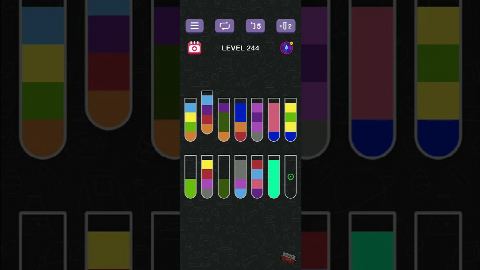 Water Sort Puzzle Level 244 – answer video