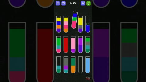 Water Sort - puzzle games – Level 481–490 gelöst