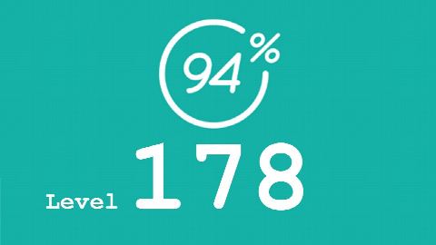 94 Prozent (94%) - Level 178 - Bild Labor - Lösung