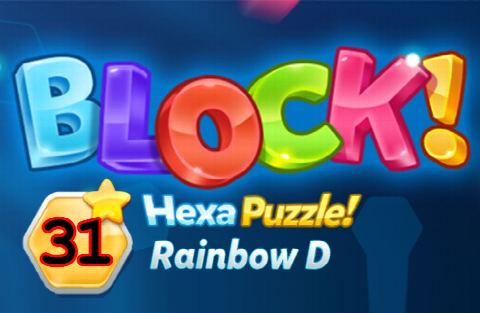 BLOCK! Hexa Puzzle! Rainbow D Level 31 (Premium) - Lösung Solution Walkthrough