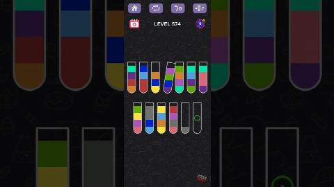 Water Sort Puzzle – Level 571–580 gelöst