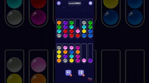 Ball Sort Puzzle – Level 1061–1070 gelöst