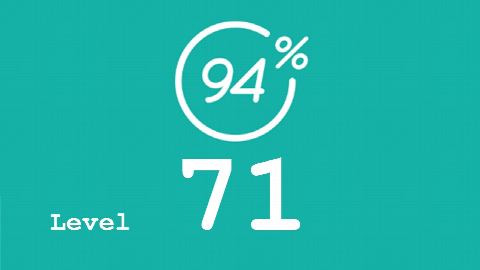 94 Prozent (94%) - Level 71 - Sommer - Lösung