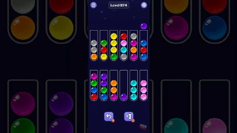 Ball Sort Puzzle – Level 871–880 gelöst