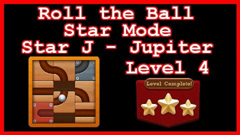 Roll the Ball Jupiter Level 4 (Star Mode - Star J) - Lösung Solution Walkthrough