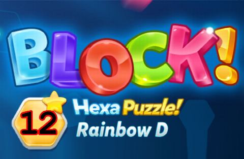 BLOCK! Hexa Puzzle! Rainbow D Level 12 (Premium) - Lösung Solution Walkthrough