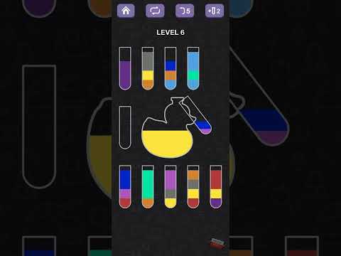 Water Sort Puzzle – Level 1–10 gelöst