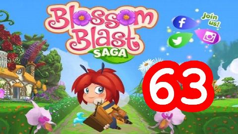 Blossom Blast Saga - Level 63 - Lösung Solution Walkthrough