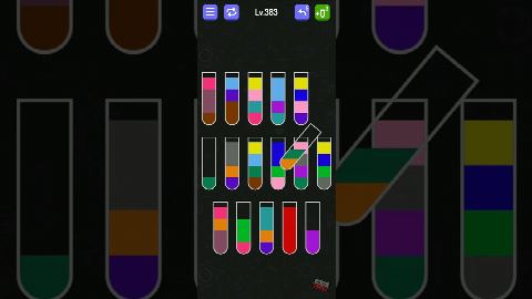 Water Sort - puzzle games – Level 381–390 gelöst