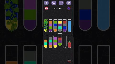 Water Sort Puzzle – Level 261–270 gelöst