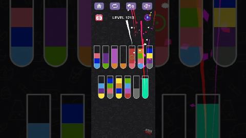 Water Sort Puzzle – Level 1211–1220 gelöst