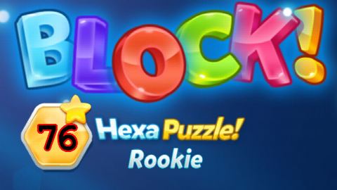 BLOCK! Hexa Puzzle! Rookie Level 76 (Rotate) - Lösung Solution Walkthrough