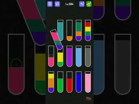 Water Sort - puzzle games – Level 591–600 gelöst