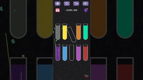 Water Sort Puzzle – Level 301–310 gelöst