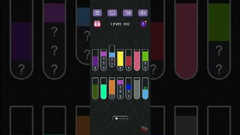 Water Sort Puzzle Level 332 – answer video