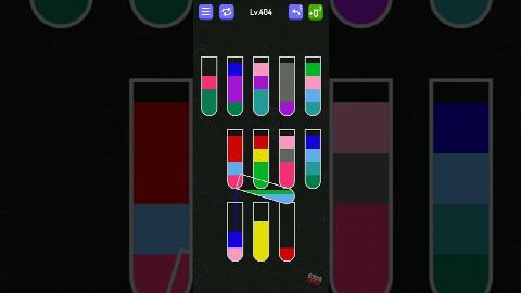 Water Sort - puzzle games – Level 401–410 gelöst