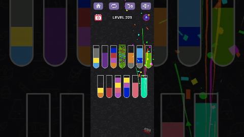 Water Sort Puzzle – Level 221–230 gelöst