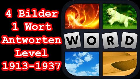 4 Bilder 1 Wort - Level 1913-1937 - Löse 7 Rätsel mit Tieren! - Lösungen Antworten