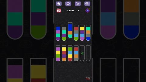 Water Sort Puzzle – Level 171–180 gelöst