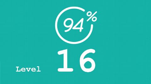 94 Prozent (94%) - Level 16 - Bank - Lösung