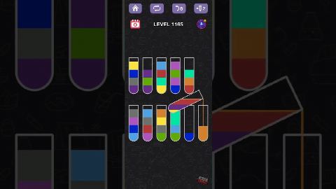 Water Sort Puzzle – Level 1161–1170 gelöst