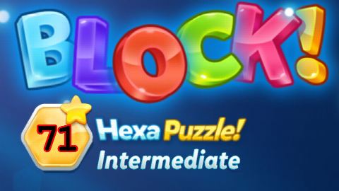 BLOCK! Hexa Puzzle! Intermediate Level 71 (Basic) - Lösung Solution Walkthrough