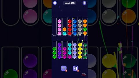 Ball Sort Puzzle – Level 541–550 gelöst