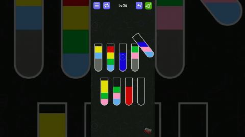 Water Sort - puzzle games – Level 31–40 gelöst