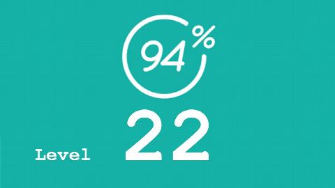 94 Prozent (94%) - Level 22 - Das wird schnell schmutzig - Lösung