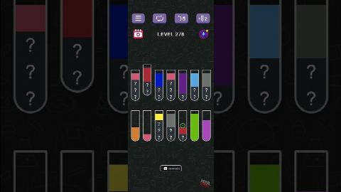 Water Sort Puzzle Level 278 – answer video