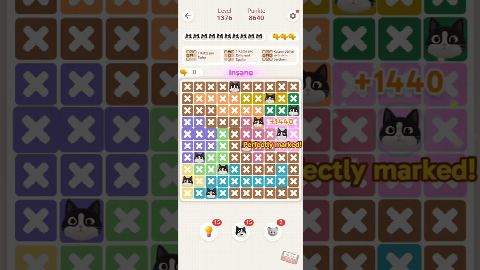 Oakever Meowdoku – Level 1371–1380 gelöst