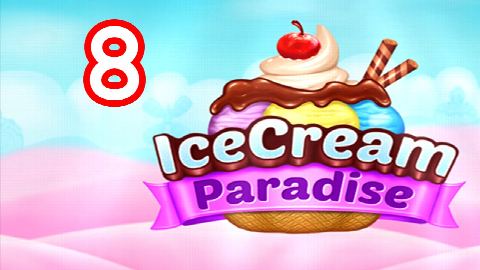 Ice Cream Paradise - Match 3 - Level 8 - Lösung Solution Walkthrough