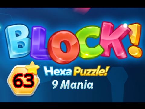 BLOCK! Hexa Puzzle! 9 Mania Level 63 (Premium) - Lösung Solution Walkthrough