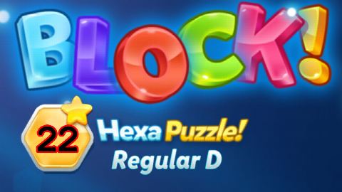 BLOCK! Hexa Puzzle! Regular D Level 22 (Premium) - Lösung Solution Walkthrough